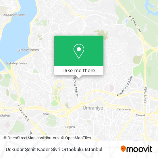 Üsküdar Şehit Kader Sivri Ortaokulu map