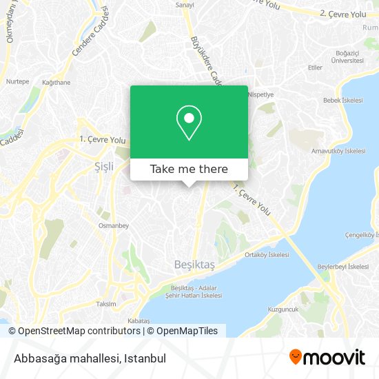 Abbasağa mahallesi map
