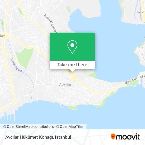 Avcılar Hükümet Konağı map