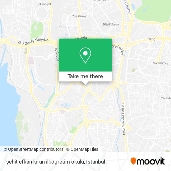 şehit efkan kıran ilkögretim okulu map