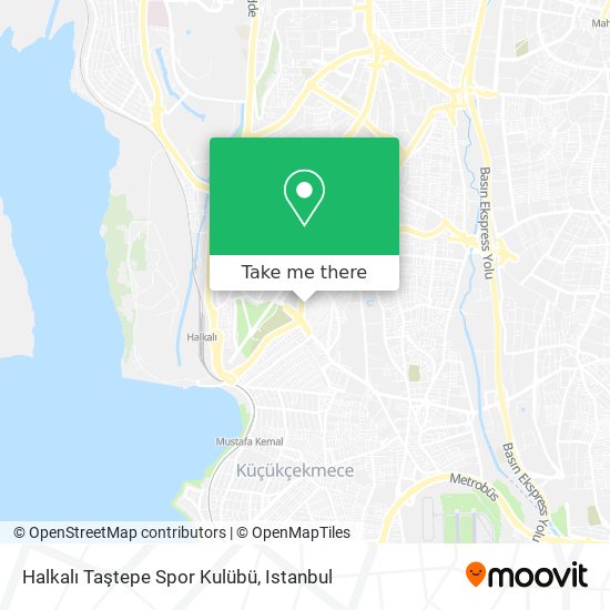 Halkalı Taştepe Spor Kulübü map