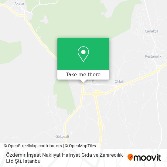 Özdemir İnşaat Nakliyat Hafriyat Gıda ve Zahirecilik Ltd Şti map