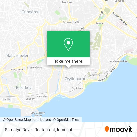 Samatya Develi Restaurant map