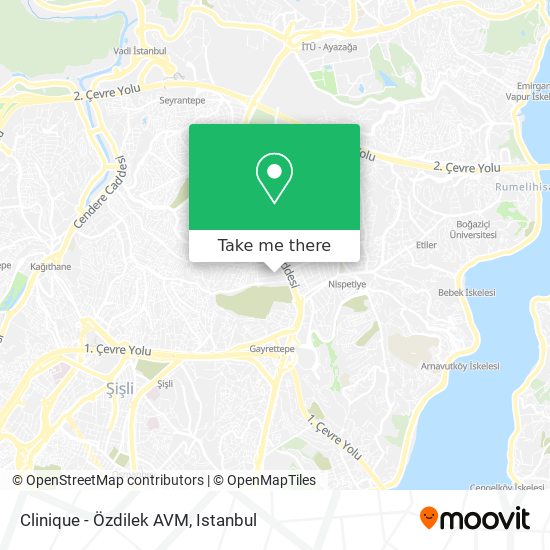 Clinique - Özdilek AVM map
