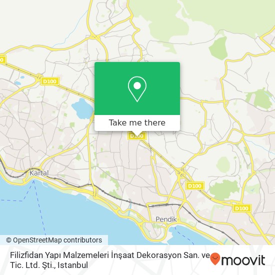 Filizfidan Yapı Malzemeleri İnşaat Dekorasyon San. ve Tic. Ltd. Şti. map