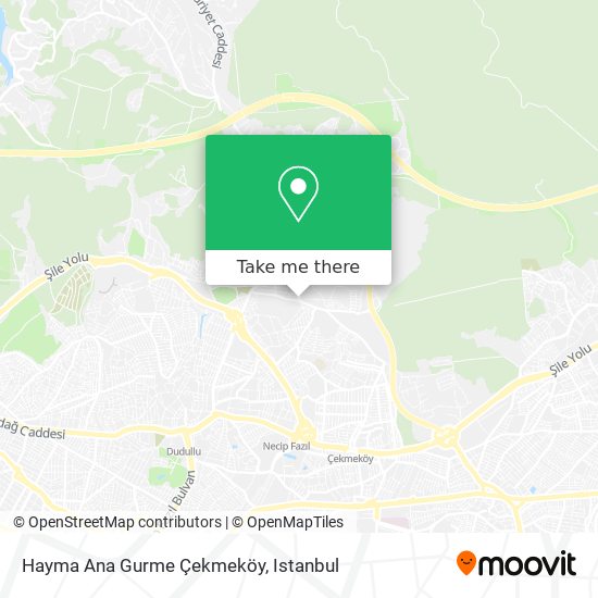 Hayma Ana Gurme Çekmeköy map