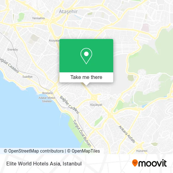 Elite World Hotels Asia map