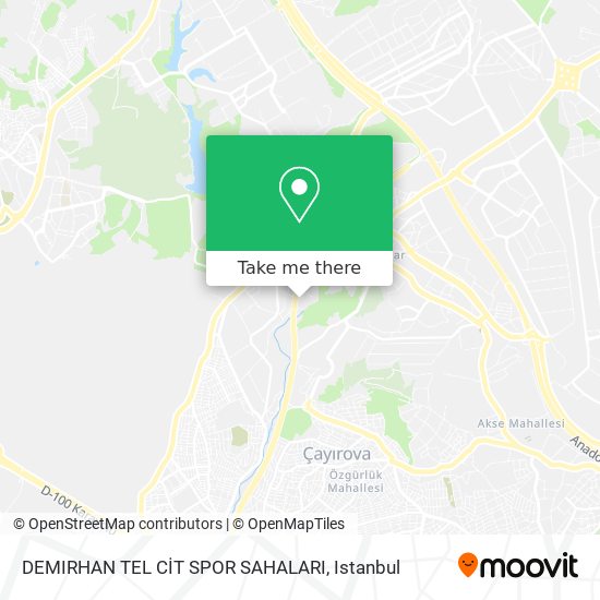 DEMIRHAN TEL CİT SPOR SAHALARI map