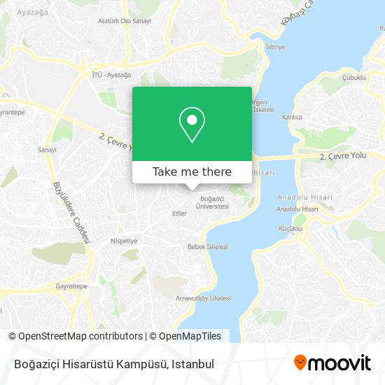 Boğaziçi Hisarüstü Kampüsü map