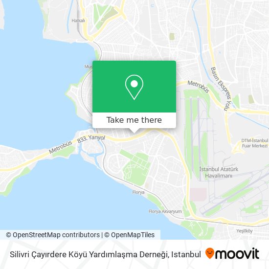 Silivri Çayırdere Köyü Yardımlaşma Derneği map