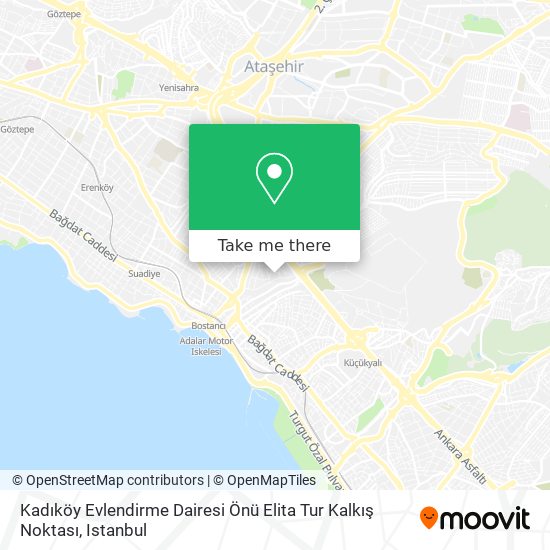 Kadıköy Evlendirme Dairesi Önü Elita Tur Kalkış Noktası map