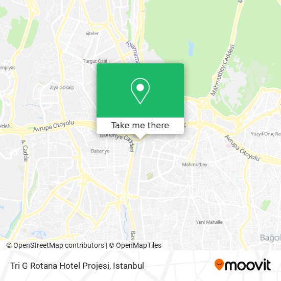 Tri G Rotana Hotel Projesi map