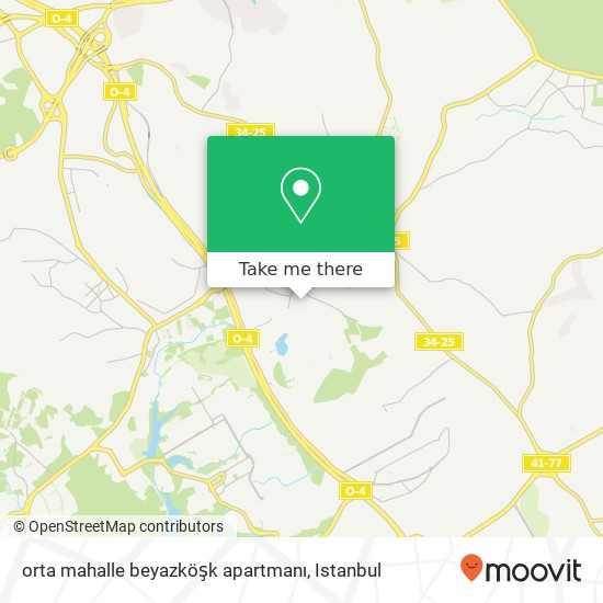 orta mahalle beyazköşk apartmanı map