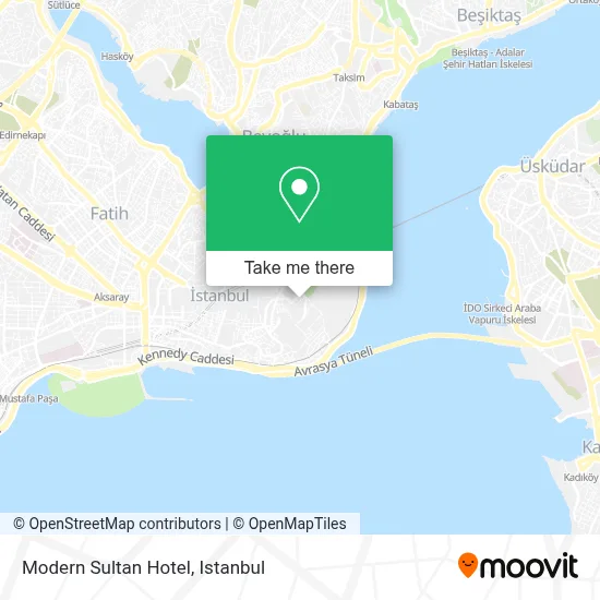 Modern Sultan Hotel map