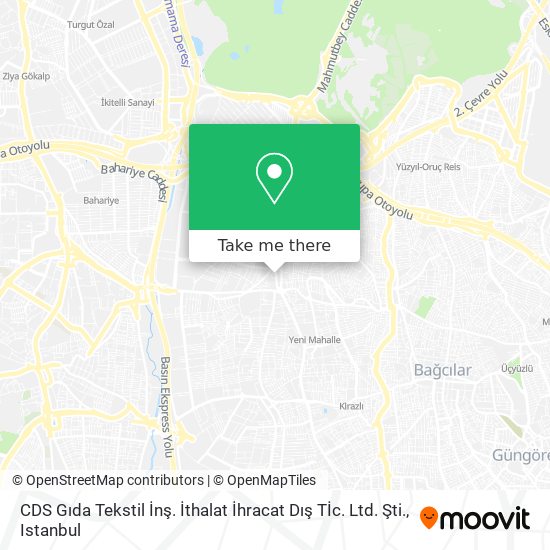 CDS Gıda Tekstil İnş. İthalat İhracat Dış Tİc. Ltd. Şti. map