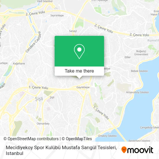 Mecidiyekoy Spor Kulübü Mustafa Sarıgül Tesisleri map