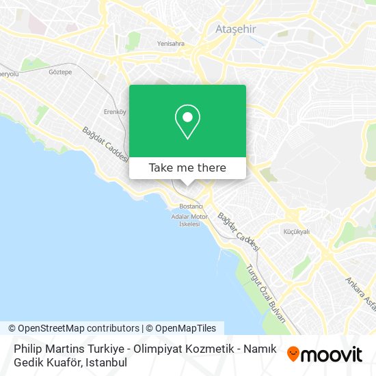 Philip Martins Turkiye - Olimpiyat Kozmetik - Namık Gedik Kuaför map