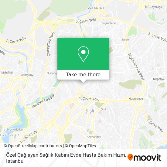 Özel Çağlayan Sağlık Kabini Evde Hasta Bakım Hizm map