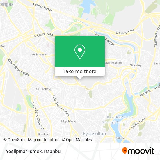 Yeşilpınar İsmek map