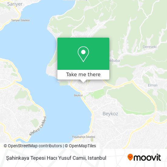 Şahinkaya Tepesi Hacı Yusuf Camii map