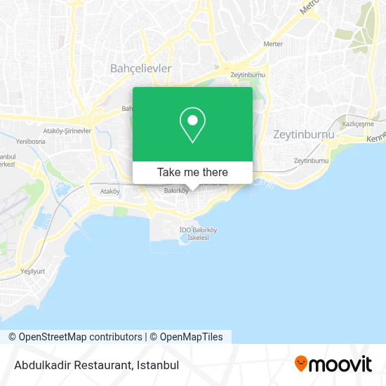 Abdulkadir Restaurant map