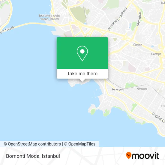 Bomonti Moda map