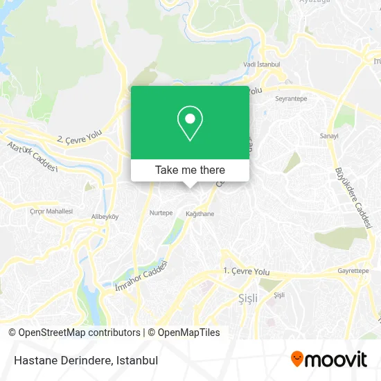 Hastane Derindere map