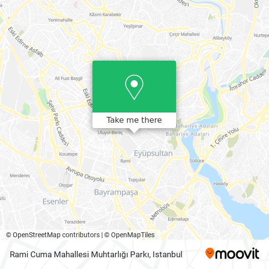 Rami Cuma Mahallesi Muhtarlığı Parkı map