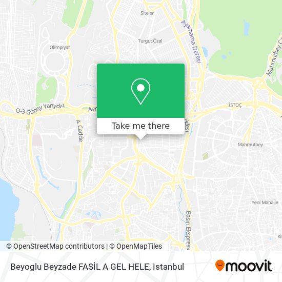 Beyoglu Beyzade FASİL A GEL HELE map