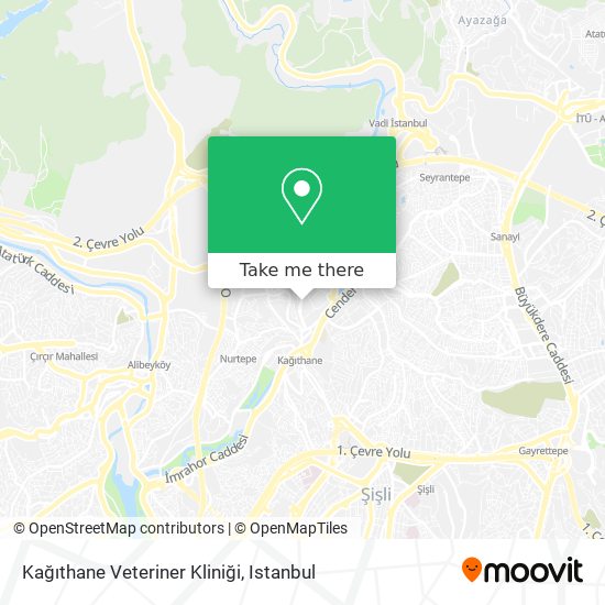 Kağıthane Veteriner Kliniği map