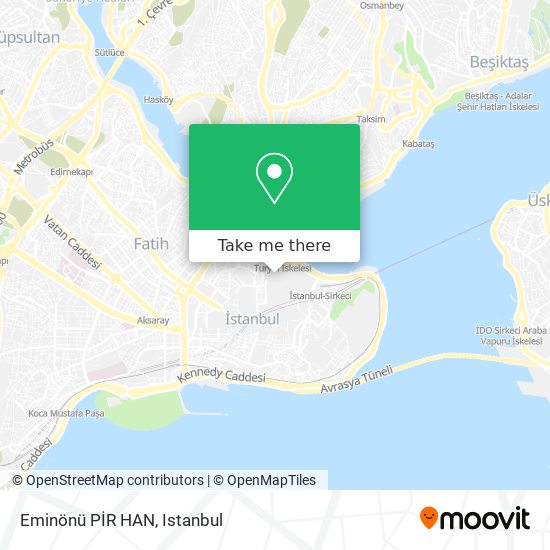 Eminönü PİR HAN map