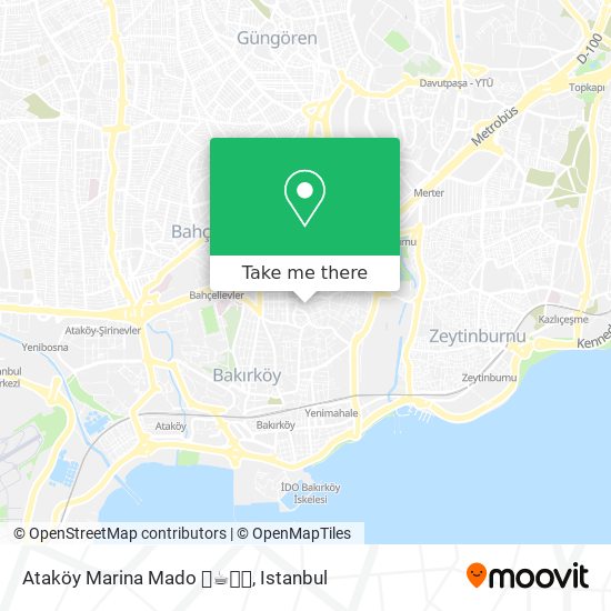 Ataköy Marina Mado ⛵☕🍰🍩 map