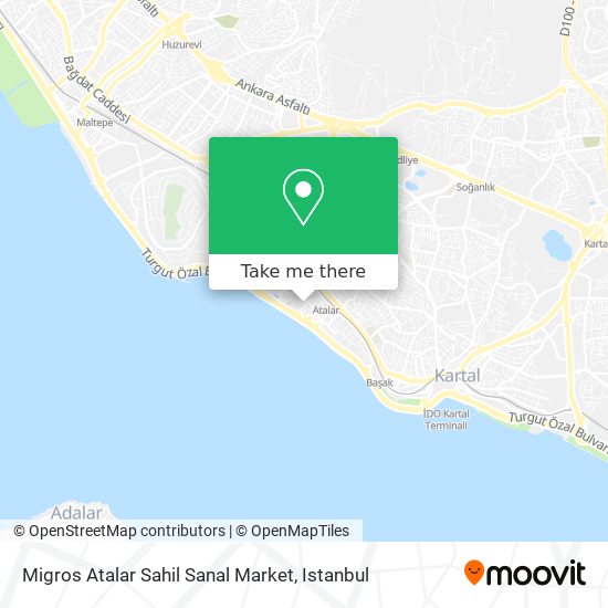 Migros Atalar Sahil Sanal Market map