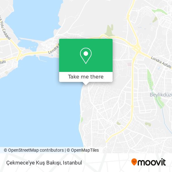 Çekmece'ye Kuş Bakışı map