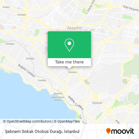 Şebnem Sokak Otobüs Durağı map