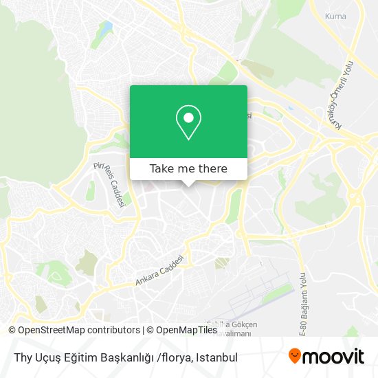 Thy Uçuş Eğitim Başkanlığı /florya map