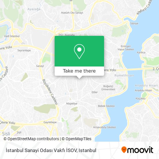 İstanbul Sanayi Odası Vakfı İSOV map