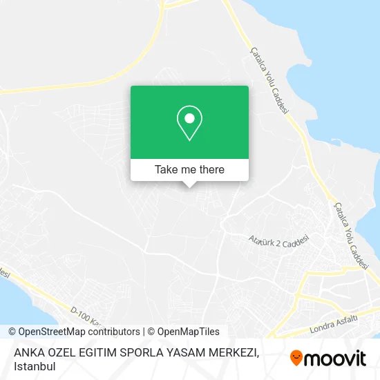 ANKA OZEL EGITIM SPORLA YASAM MERKEZI map