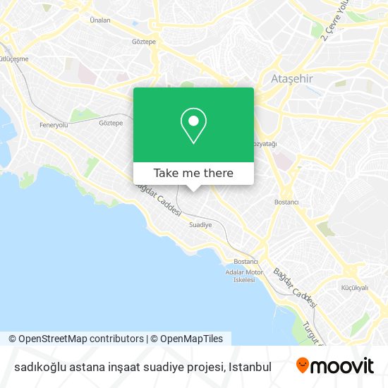 sadıkoğlu astana inşaat suadiye projesi map