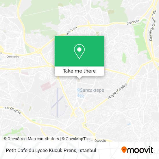 Petit Cafe du Lycee Kücük Prens map