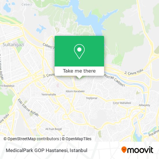 MedicalPark GOP Hastanesi map