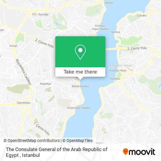 The Consulate General of the Arab Republic of Egypt map