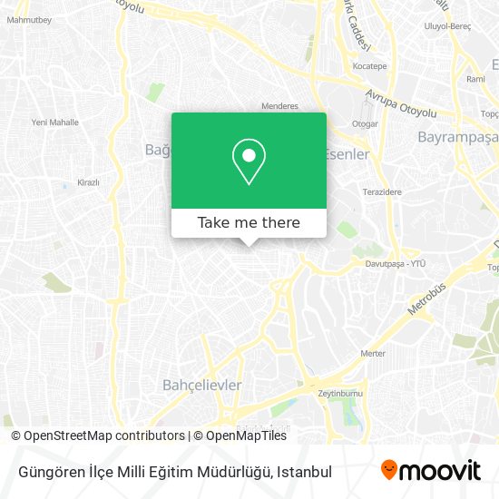 Güngören İlçe Milli Eğitim Müdürlüğü map