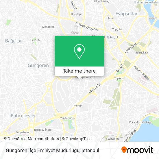 Güngören İlçe Emniyet Müdürlüğü map