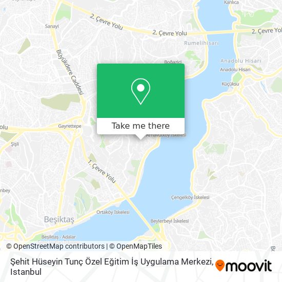 Şehit Hüseyin Tunç Özel Eğitim İş Uygulama Merkezi map