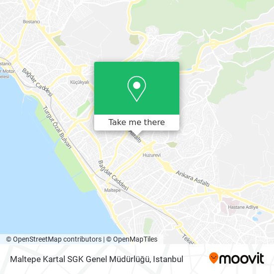 Maltepe Kartal SGK Genel Müdürlüğü map