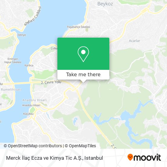 Merck İlaç Ecza ve Kimya Tic A.Ş. map