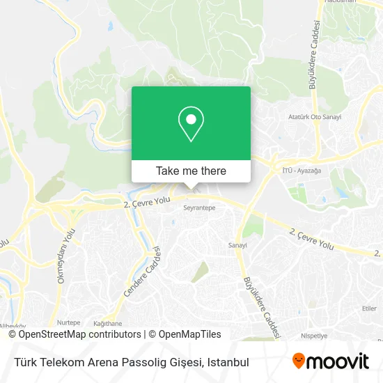 Türk Telekom Arena Passolig Gişesi map