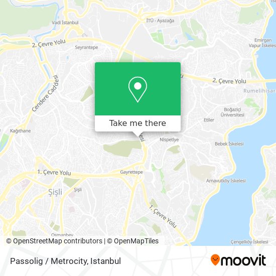 Passolig / Metrocity map