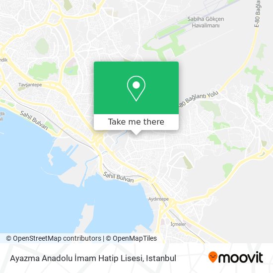 Ayazma Anadolu İmam Hatip Lisesi map